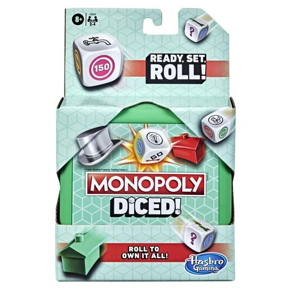 Hasbro Other - MONOPLOY DICED READY SET ROLL GAME. NEW IN BOX AGES 8 PLUS
